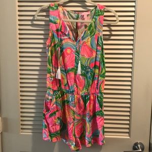 Lilly Pulitzer Romper! Tassels, SPF material